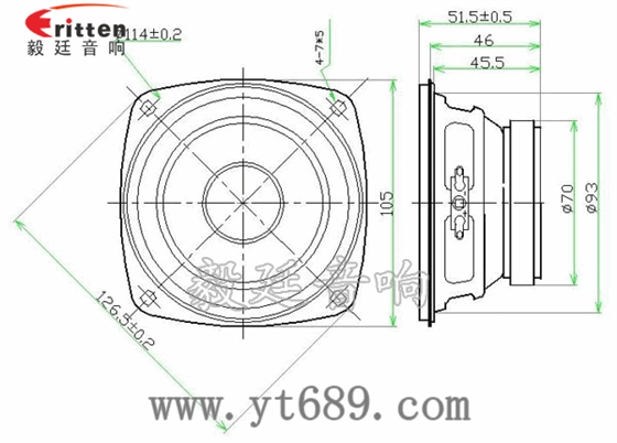 3寸20W全頻HiFi音箱喇叭成品圖