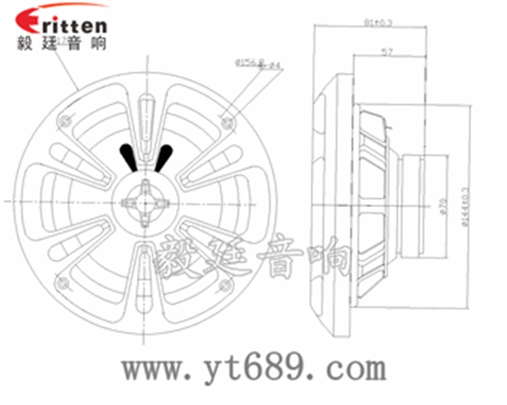 6.5寸（179.5mm）全頻汽車喇叭