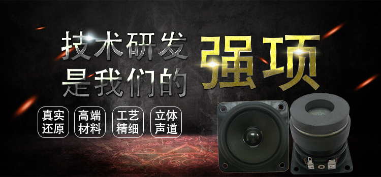 2.5寸13芯5瓦無線桌面音箱全頻喇叭