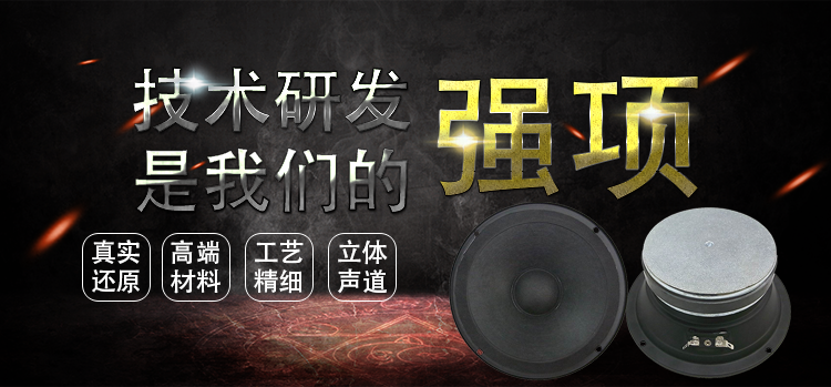 6.5寸紙盆/泡邊38.5mm芯稀土高強磁100W中低音汽車音響喇叭